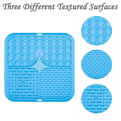 Pet Lick Silicone Mat Dogs Pet Slow Food Plate for Dog Bathing Distraction Silicone Dog Sucker Food Training Dog Feeder Supplies