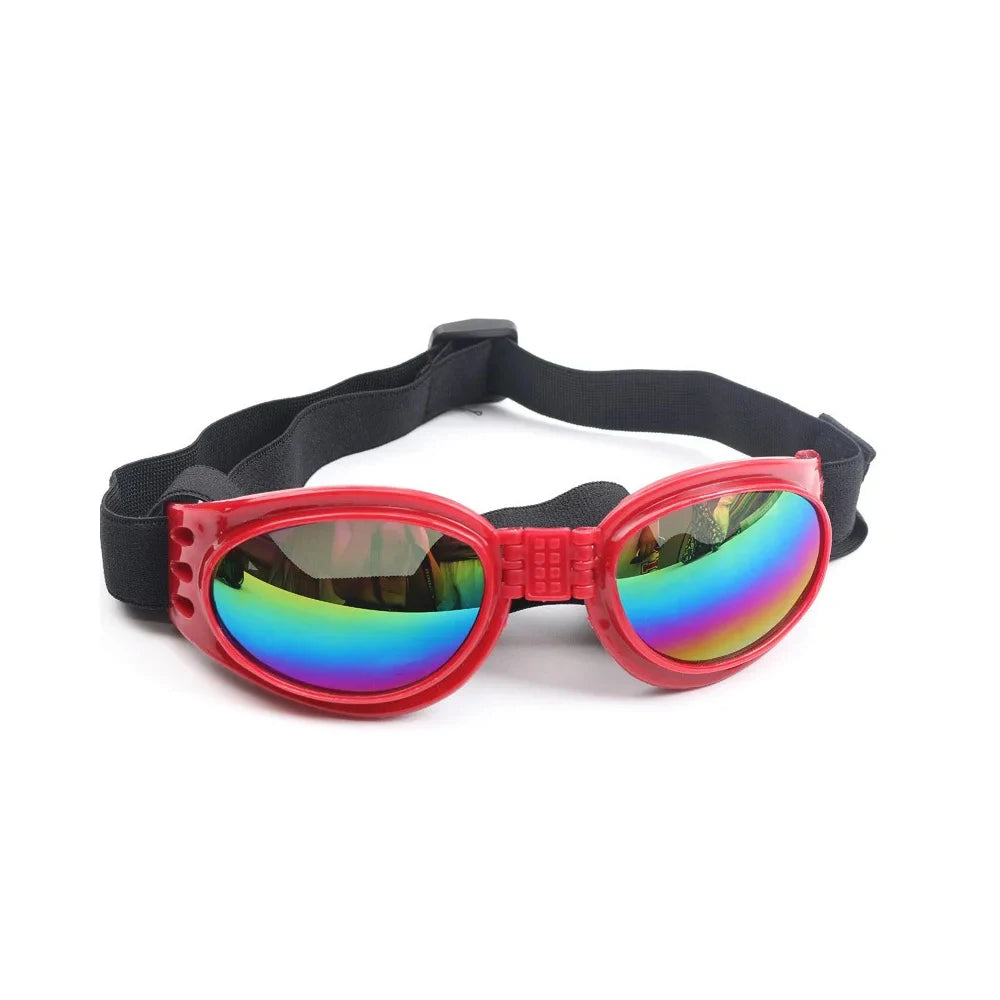 6 Color pet Dog Sunglasses Foldable Adjustable Collapsible Padded UV Protection Sunglasses Pet Accessories Motorcycle Glasses