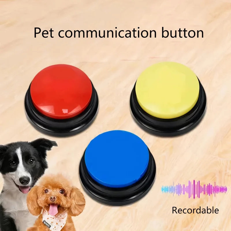 Recording Button, Pet Toy, Dog Communication Button, Pet Training Buzzer, Conversation Recording Button, Smart Toy