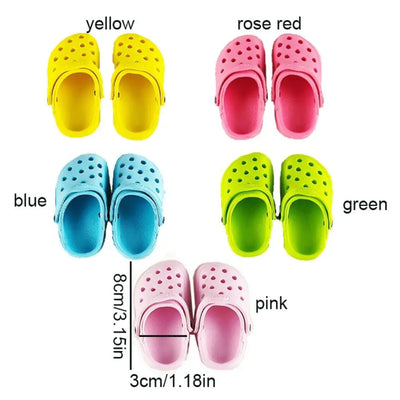 1 Pair Non-slip Pet Sandals Soft-soled Comfortable Dog Hole Shoe Wear-resistant Breathable Dog Rain Boots for Cats