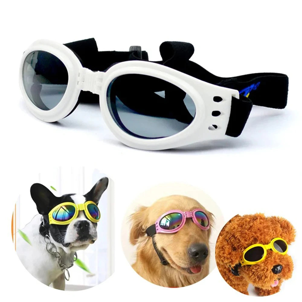 6 Color pet Dog Sunglasses Foldable Adjustable Collapsible Padded UV Protection Sunglasses Pet Accessories Motorcycle Glasses