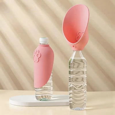 Portable Dog Water Bottle Leakproof Travel Water Dispenser Outdoor Drinking Cup Puppy Cat Pet Feeder Silicone Bowl Pet Supplies