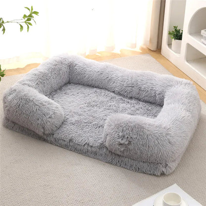 Luxury Winter Warm Large Dog Sofa Bed Dog Kneel Cat Mats House Cushion Pet Sleeping Sofa Beds Mat for Large and Small Dog PawPrint Treasures