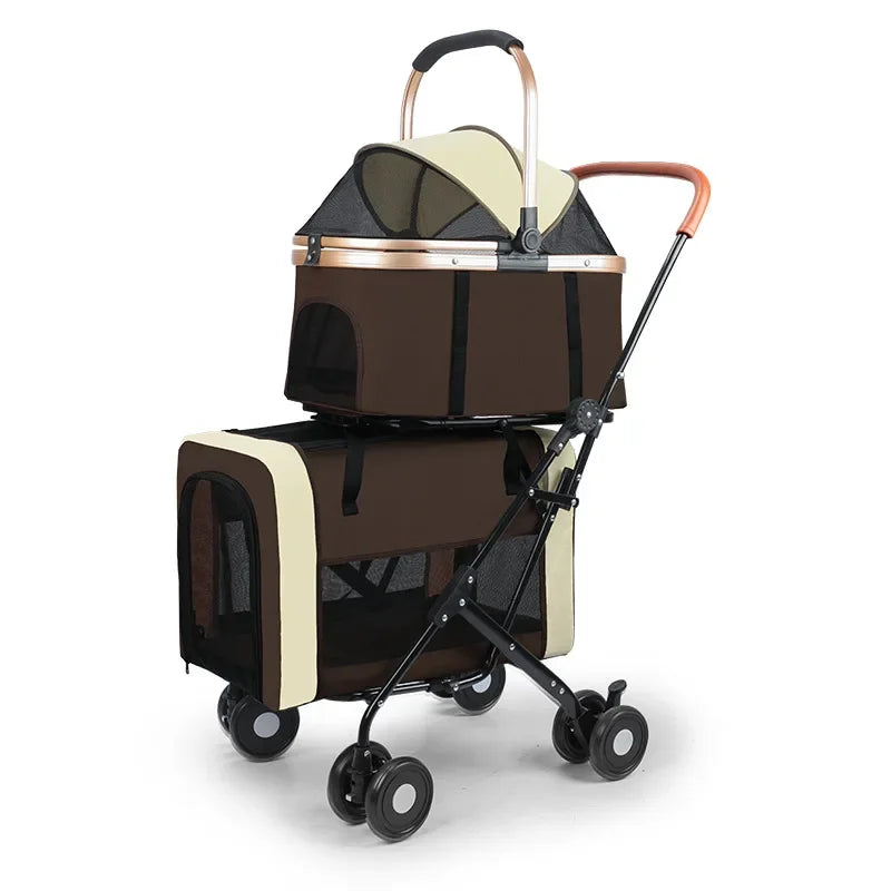 2025 High-quality New Multi Layer Pet Cart for Cats and Dogs, Universal Large Space, Detachable and Detachable for Pets