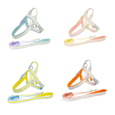 Dog Harness Collar Accessories Small Pet Neck Belt Lead Leash for Small  Dogs Collars  Breast Strap Puppy Adjustable Walking