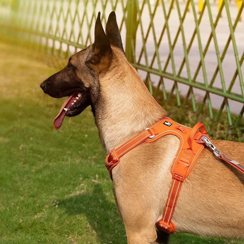 TRUE LOVE TLH5654 No Pull Dog Harness Nylon Reflective Adjustable Step-in Comfortable Pet Harness