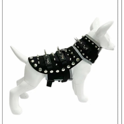 Pet Clothing Creative Punk Puppy Vest Spike Resistant Bite Resistant Pet Vest Protective Dog Armor Vest Pet Jackets Products PawPrint Treasures