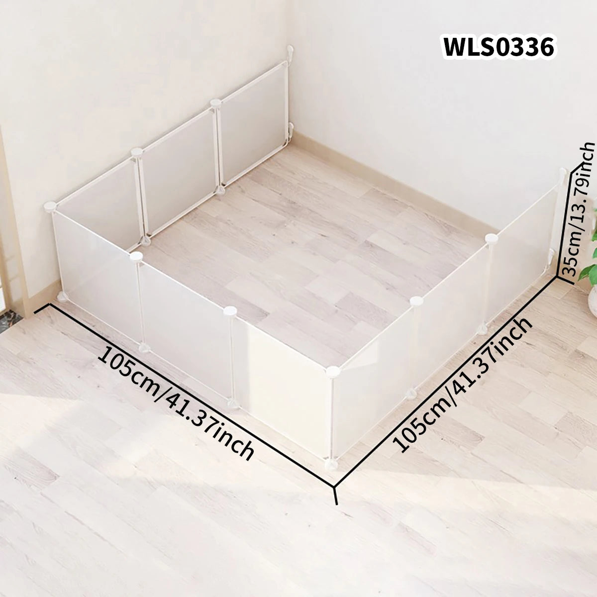 DIY Pet Cage for Home Use, Easy to Install and Disassemble, Dog Fence, Guinea Pig Isolation Net, Dog Cage, Cat Cage, Rabbit Enclosure, Freely Assembled, Turtle Activity Area Barrier Net, No Drilling Required PawPrint Treasures
