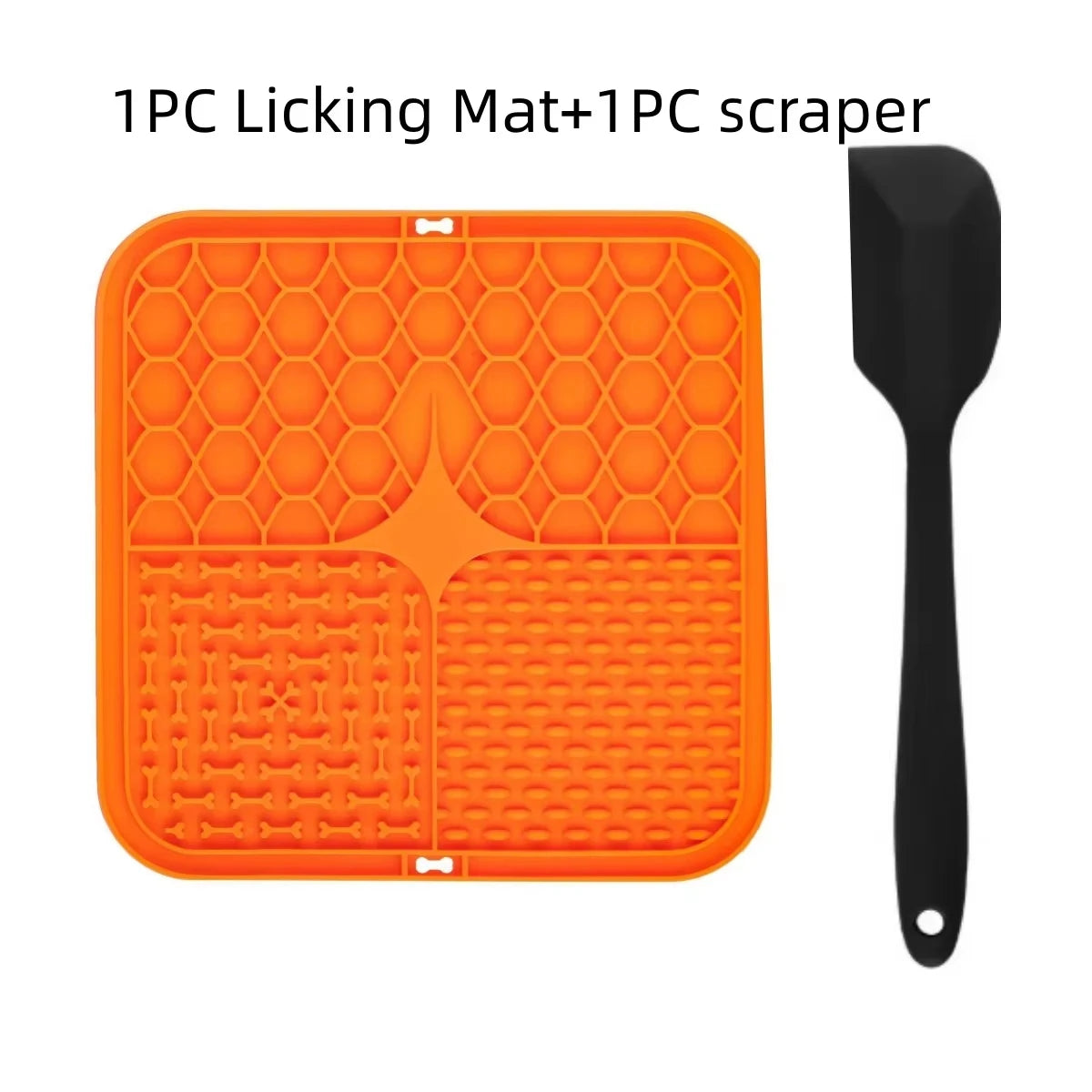 Pet Lick Silicone Mat Dogs Pet Slow Food Plate for Dog Bathing Distraction Silicone Dog Sucker Food Training Dog Feeder Supplies
