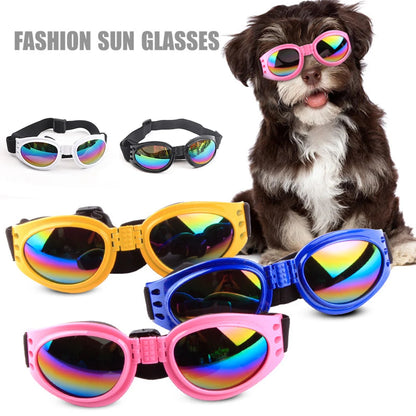 6 Color pet Dog Sunglasses Foldable Adjustable Collapsible Padded UV Protection Sunglasses Pet Accessories Motorcycle Glasses