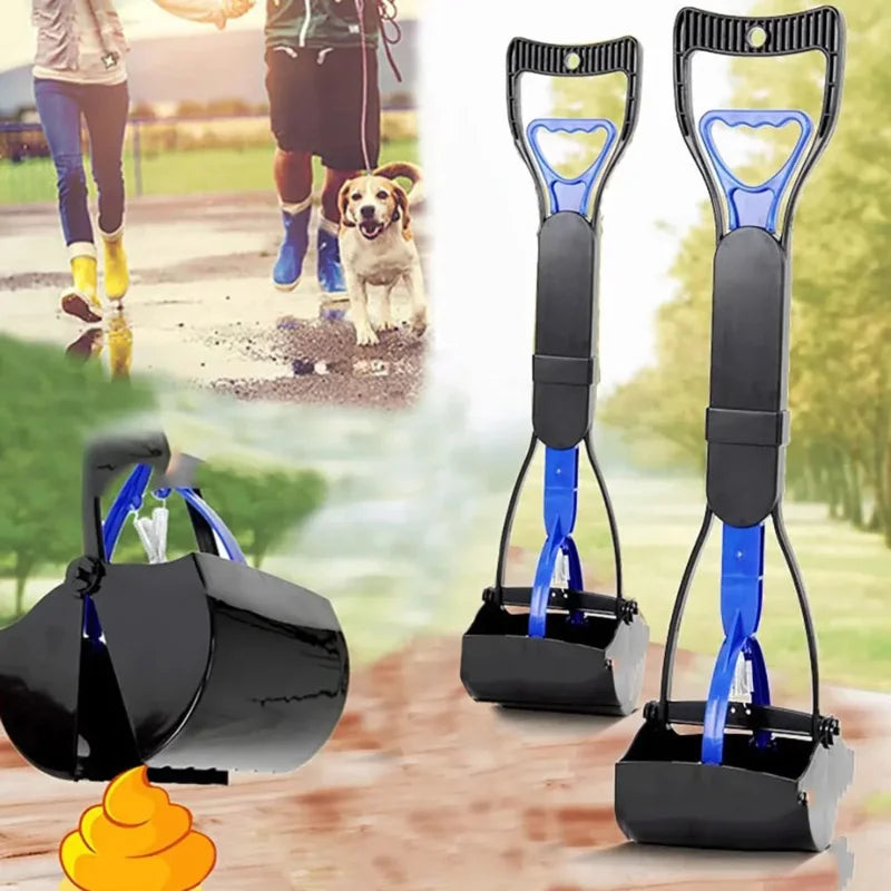 Pet Poop Picker Long Handle Foldable Dog Poop Scoop Outdoor Cleaning Tool Dog Waste Cleaning Supplies