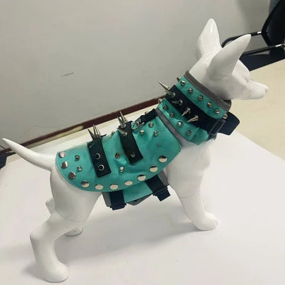 Pet Clothing Creative Punk Puppy Vest Spike Resistant Bite Resistant Pet Vest Protective Dog Armor Vest Pet Jackets Products PawPrint Treasures