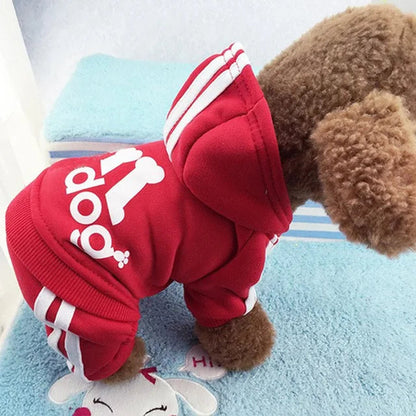 Pet Clothes French Bulldog Dog Costume Pet Jumpsuit Pug Pets Dogs Clothing for Small Medium Dogs Puppy Outfit Hooded sweatshirt PawPrint Treasures