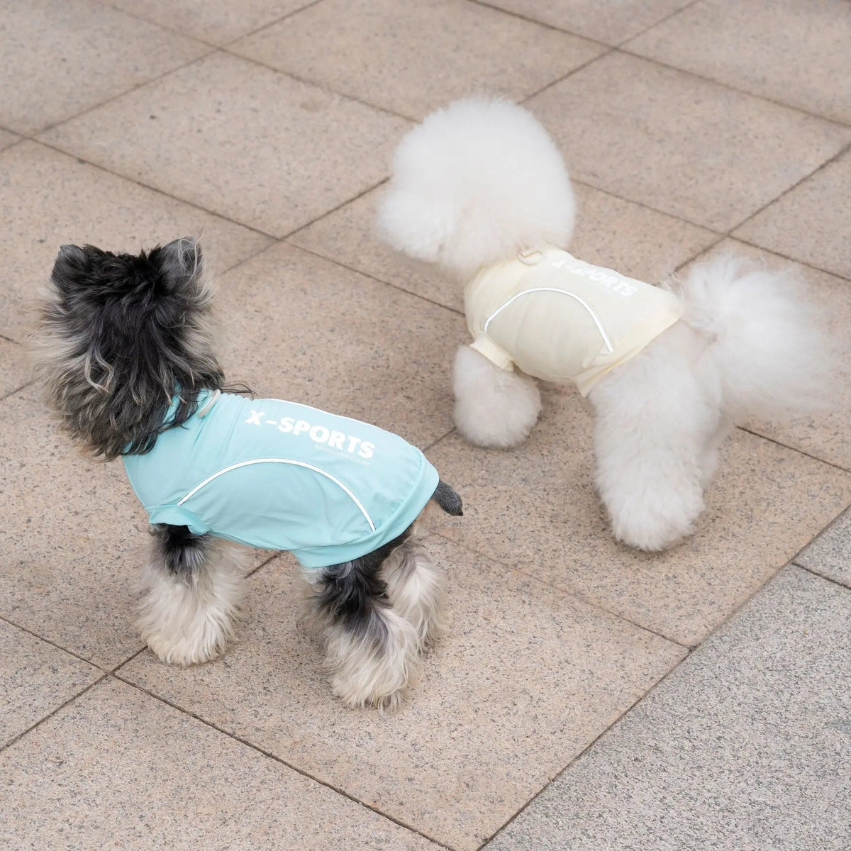 Pet Dog Shirt Summer Clothes for Small Medium Dogs Clothing Polyester Reflective Sports T-shirt Tank Top Puppy Cat Vest Yorkie PawPrint Treasures