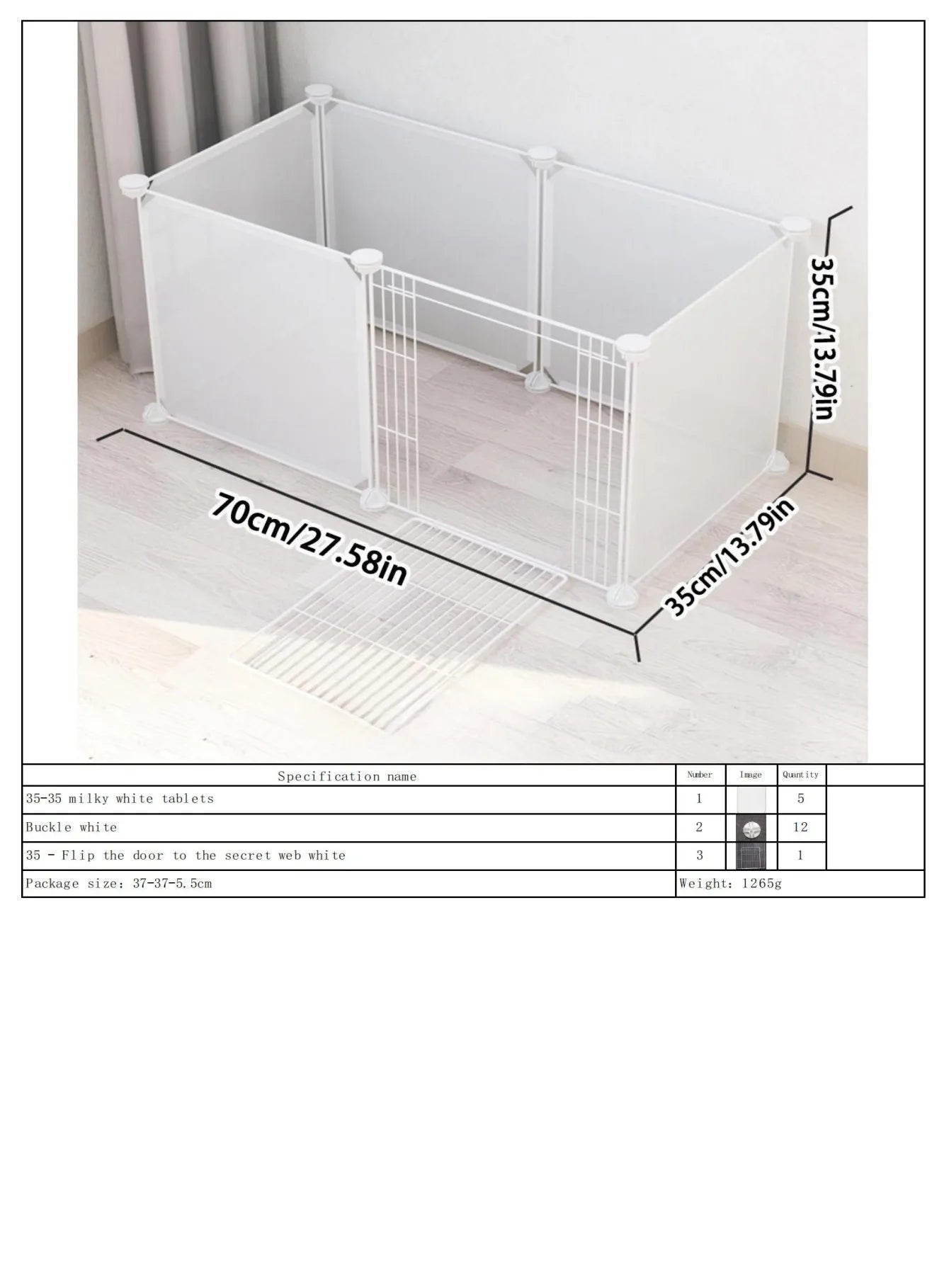 Multifunctional DIY Pet Fence Dog Fence Transparent Dog Fence Dog Cage Cat Fence Rabbit Isolation Fence