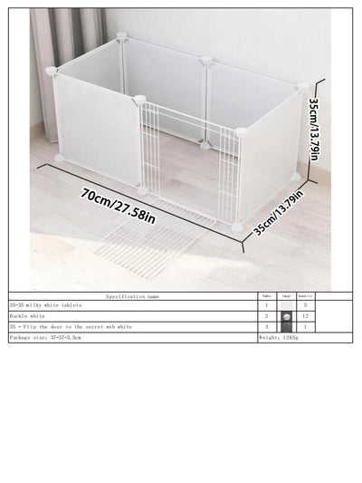 Multifunctional DIY Pet Fence Dog Fence Transparent Dog Fence Dog Cage Cat Fence Rabbit Isolation Fence
