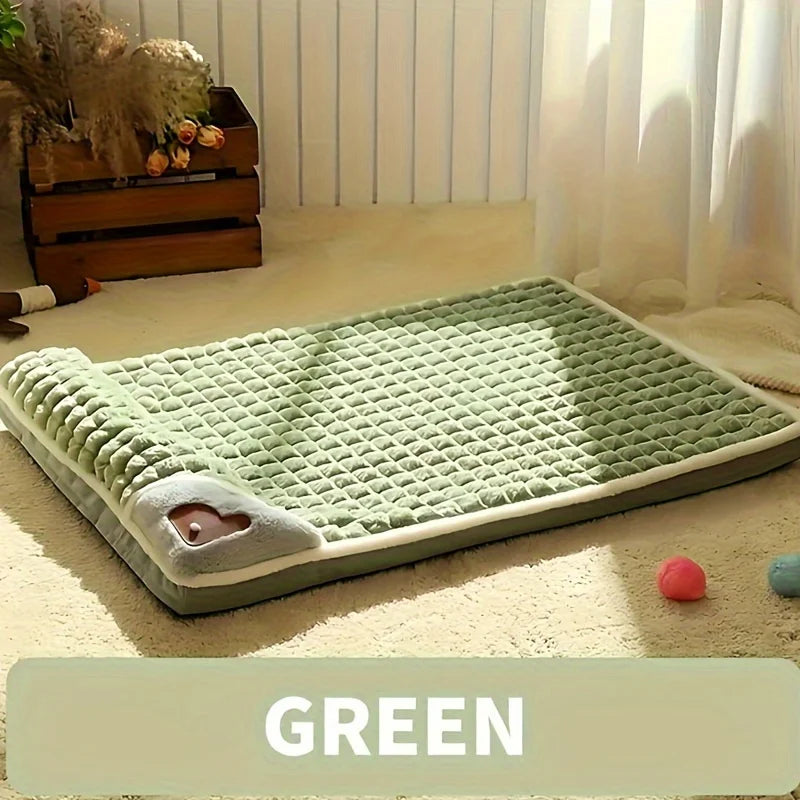 1pc Dog Mat, Four Seasons Universal Kennel, Sleeping Nest with Winter Removable and Washable Floor Mat, Dog Sleeping Mat