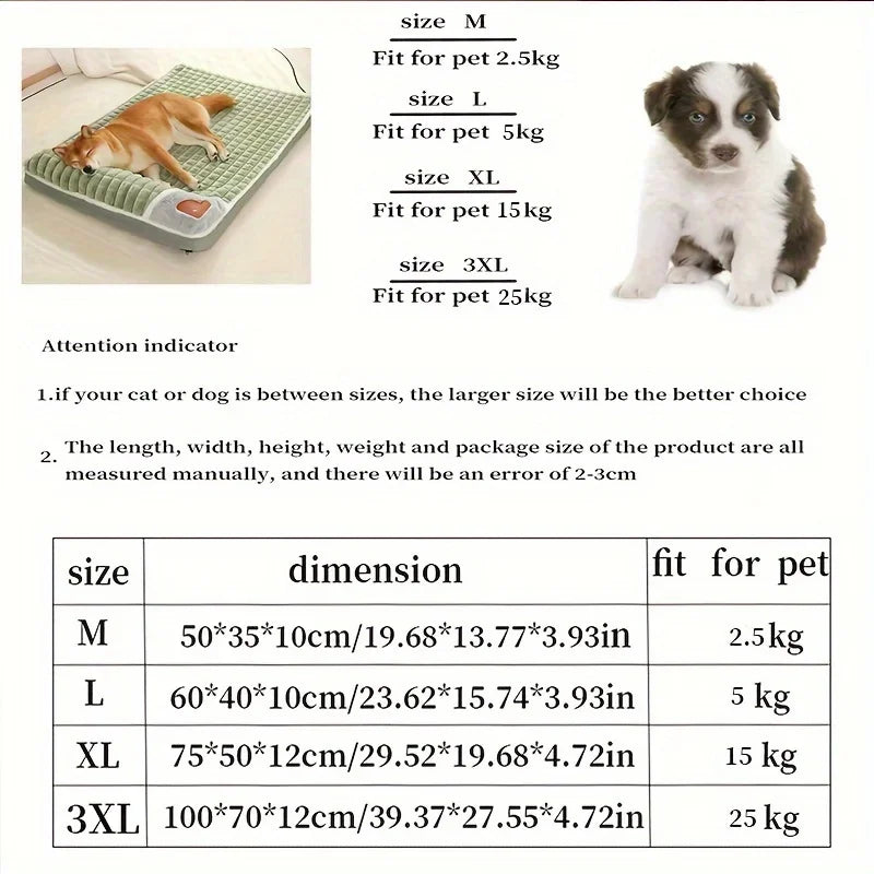 1pc Dog Mat, Four Seasons Universal Kennel, Sleeping Nest with Winter Removable and Washable Floor Mat, Dog Sleeping Mat