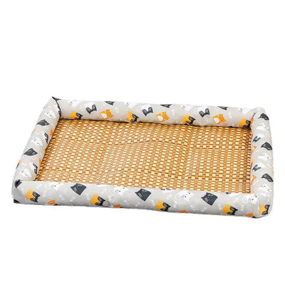Summer Pet Bed Cat Sleeping Mat Sofa Bed Cooling Mat for Small Dog Cats Comfortable Wear-Resistant Pads Pet Supplies