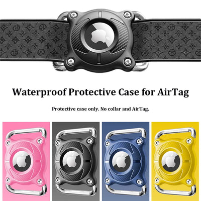 Waterproof Protective Case for AirTag with Removable Metal Loop Durable Light Weight AirTag Case Suitable for Dog Cat Pet Collar