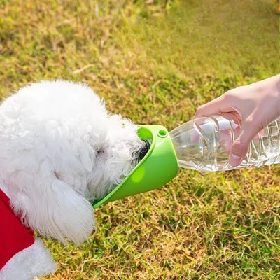 Portable Dog Water Bottle Leakproof Travel Water Dispenser Outdoor Drinking Cup Puppy Cat Pet Feeder Silicone Bowl Pet Supplies