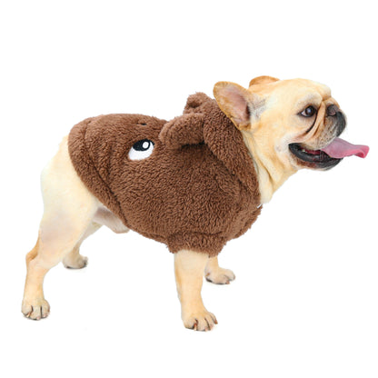 Fashionable Winter Pet Dog Clothes Dogs Coat Jacket  Perro French Bulldog Clothing Cute Dog Hoodie For Dogs Pets Clothing Pug PawPrint Treasures