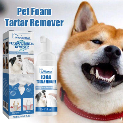 Pet Oral Cleaning Foam Effectively Remove Dental Plaques Eliminate Bad Breath Prevent Dental Calculus Pet Teeth Whitening Mousse