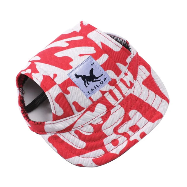 Summer Pet Dog Hat Cap Outdoor Dog Baseball Cap Canvas Small Dog Sunscreen Accessories