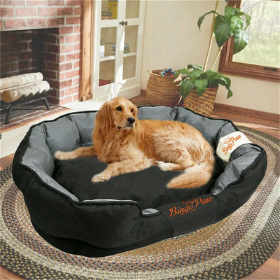 Large Orthopedic Dog Bed Sofa Waterproof Dog Pillow Kennel Washable Pet Puppy Basket Cushion