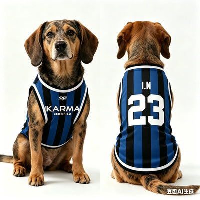 1pc SKZ Karma Dog Jersey Breathable Pet Tank Top Summer Sporty Apparel for Dogs Puppy Vest for Walking Outdoor Cute Pet Clothes
