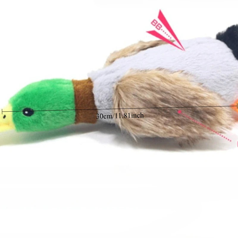 Dog Chew Toy Plush Simulated Duck Bite-resistant Teeth Cleaning Plush Puppy Chew Toy Training Interactive Dog Toy Supplies