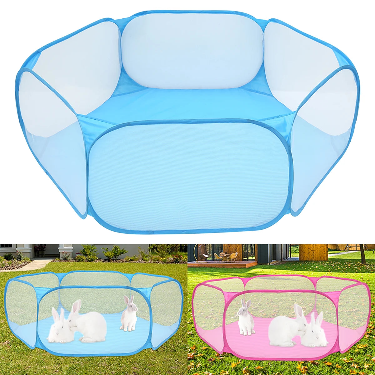Portable Pet Playpen Cat Dog Cage Tent Playpen Folding Fence For Hamster Hedgehog Small Animals Breathable Puppy Outdoor Pet Hot PawPrint Treasures