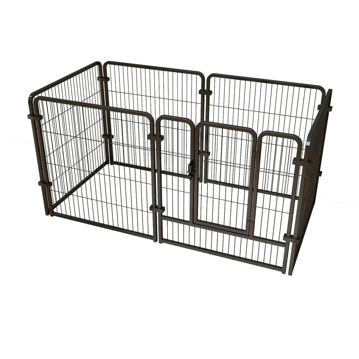 Cat Dog Cages Household Indoor Pet Enclosures Small to Large Dog Enclosures for Free Combination Training and Toilet Isolation PawPrint Treasures