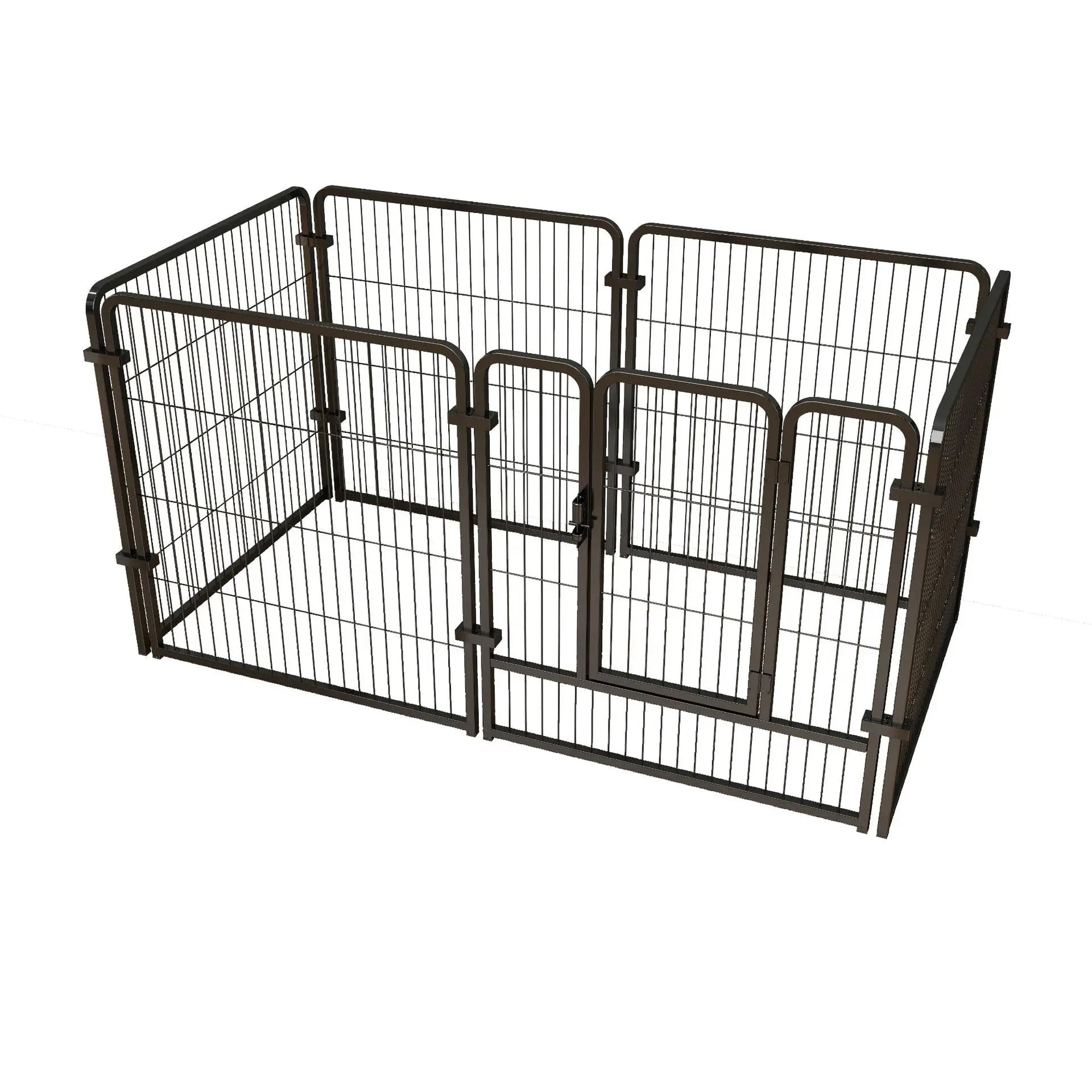 Cat Dog Cages Household Indoor Pet Enclosures Small to Large Dog Enclosures for Free Combination Training and Toilet Isolation PawPrint Treasures