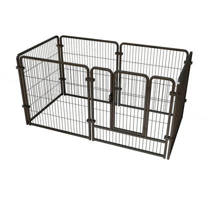 Cat Dog Cages Household Indoor Pet Enclosures Small to Large Dog Enclosures for Free Combination Training and Toilet Isolation PawPrint Treasures
