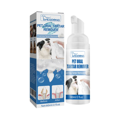 Pet Oral Cleaning Foam Effectively Remove Dental Plaques Eliminate Bad Breath Prevent Dental Calculus Pet Teeth Whitening Mousse