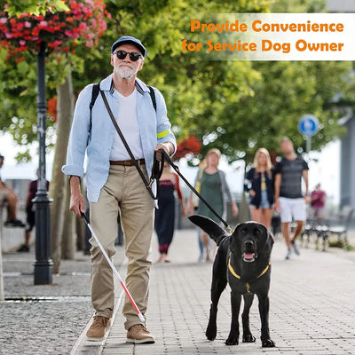 Soft Leather Hands-Free Dog Leash for Training