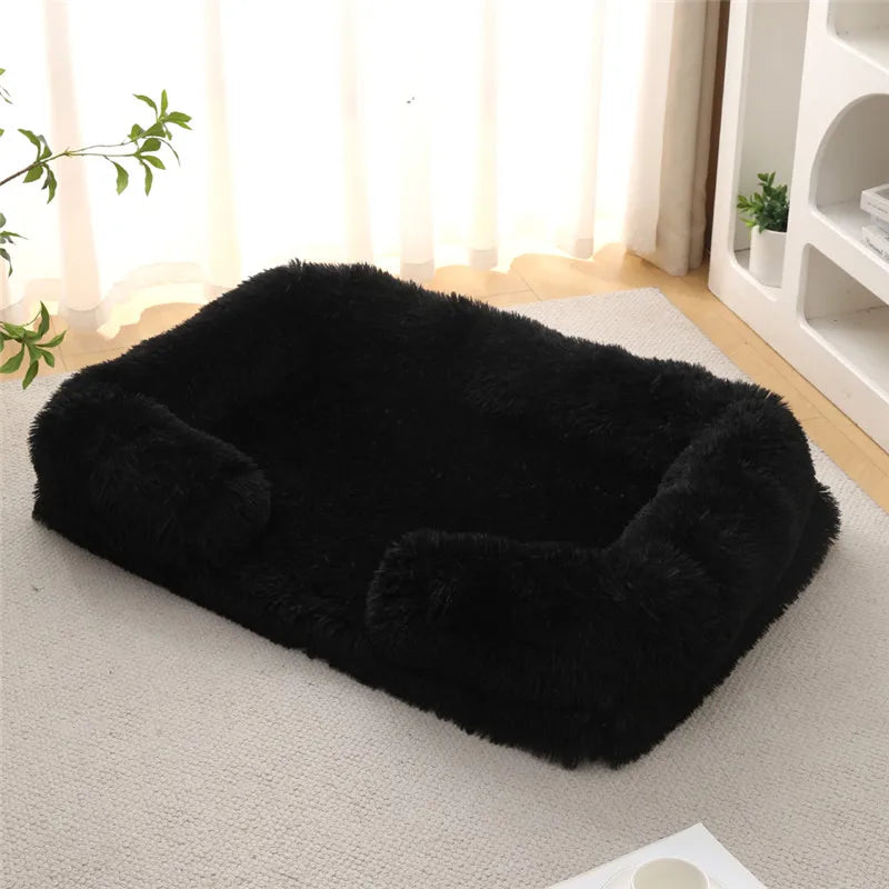Luxury Winter Warm Large Dog Sofa Bed Dog Kneel Cat Mats House Cushion Pet Sleeping Sofa Beds Mat for Large and Small Dog PawPrint Treasures