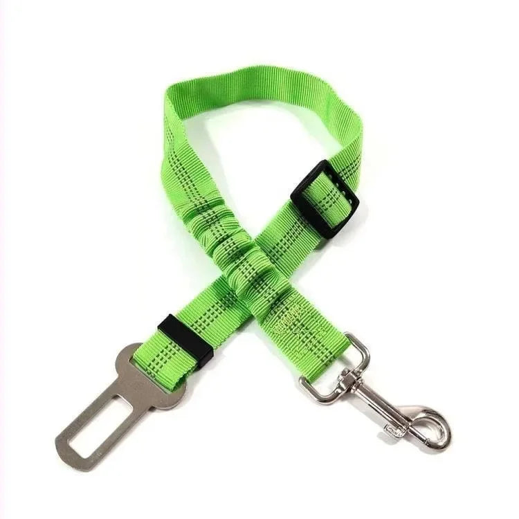 Elastic Nylon Dog Seat Belt for Small Large Dogs Adjustable Reflective Durable Lead Puppy Travel Car Safety Rope Dog Harness