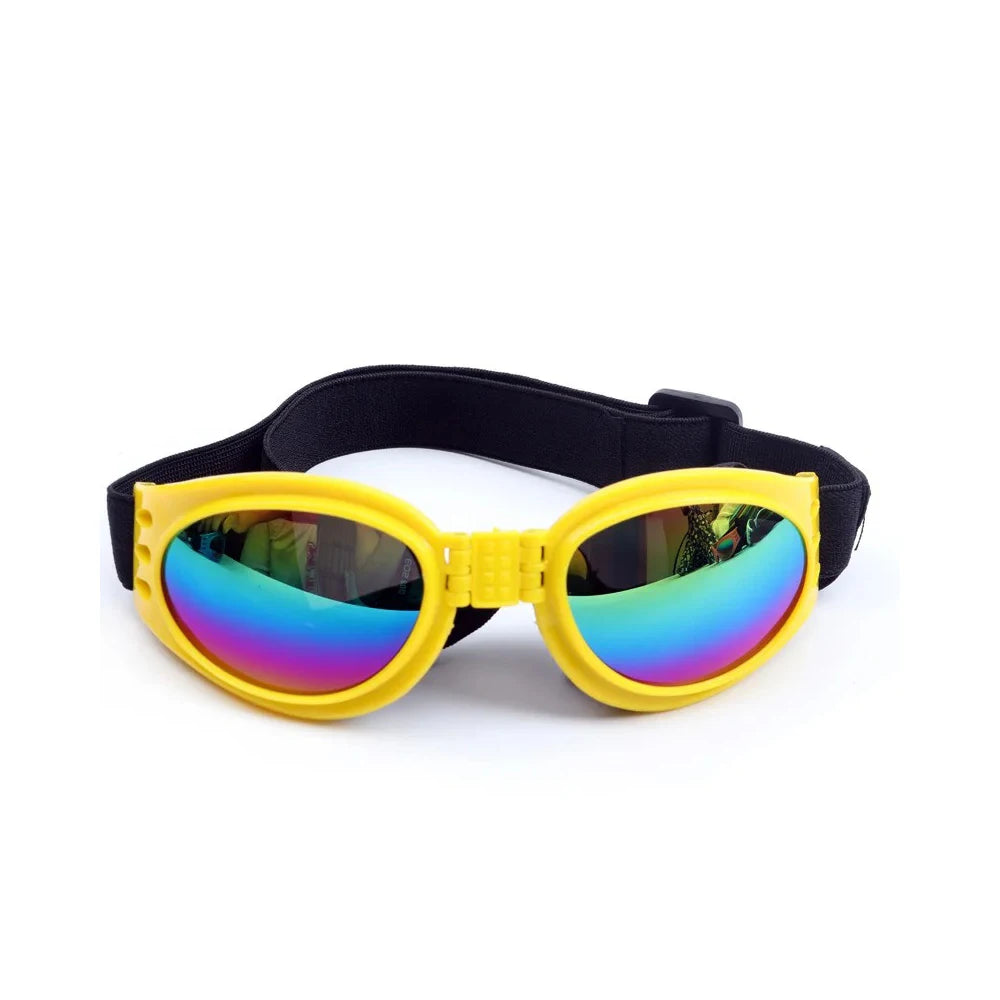 6 Color pet Dog Sunglasses Foldable Adjustable Collapsible Padded UV Protection Sunglasses Pet Accessories Motorcycle Glasses