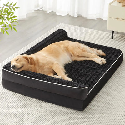 Orthopedic Dog Bed for Large Dogs – Waterproof Sofa-Style Bed with Removable Washable Cover, Non-Slip Base & Joint Support