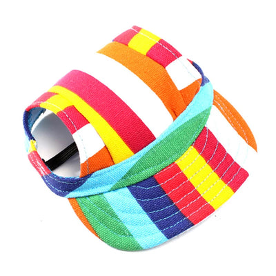 Summer Pet Dog Hat Cap Outdoor Dog Baseball Cap Canvas Small Dog Sunscreen Accessories