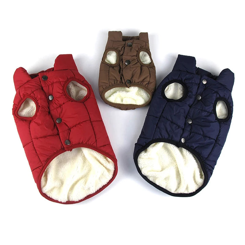 Winter Pet Coat Clothes for Dogs Winter Clothing Warm Dog Clothes for Small Dogs Christmas Big Dog Coat Winter Clothes Chihuahua PawPrint Treasures