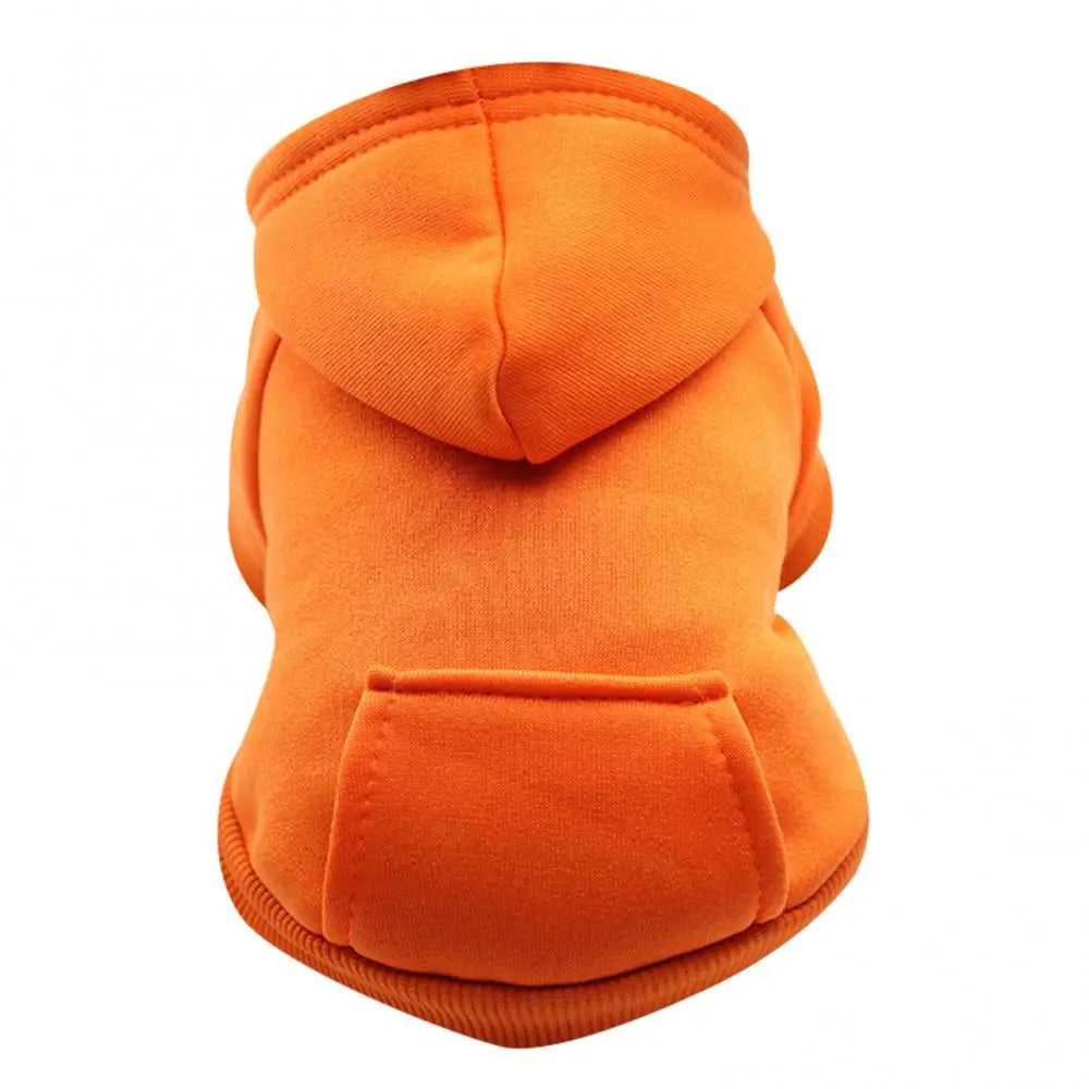 Puppy Hoodie Autumn Winter Pet Hooded Sweatshirt Two-legged Pocket Cat Dog Clothes