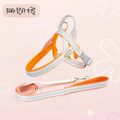 Dog Harness Collar Accessories Small Pet Neck Belt Lead Leash for Small  Dogs Collars  Breast Strap Puppy Adjustable Walking