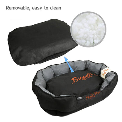 Large Orthopedic Dog Bed Sofa Waterproof Dog Pillow Kennel Washable Pet Puppy Basket Cushion
