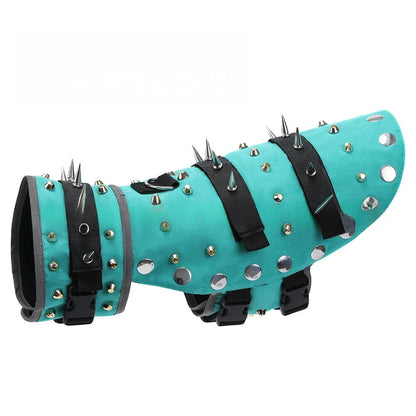Pet Clothing Creative Punk Puppy Vest Spike Resistant Bite Resistant Pet Vest Protective Dog Armor Vest Pet Jackets Products PawPrint Treasures