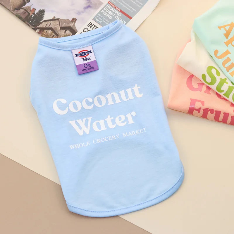 Cool Vest Pet Clothing Clothing for Dogs and Cats Thin Vest for Spring and Summer Breathable Pet Clothing Pet Supplies PawPrint Treasures