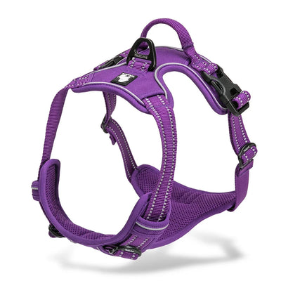 Truelove Reflective Nylon large pet Dog Harness  TLH5651 All Weather  Padded  Adjustable Safety Vehicular  leads for dogs pet