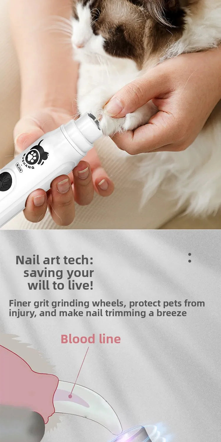 Big Guest Pet Nail Grinder Electric Manicure Clipper Nail Clipper Cat and Dog Grooming Cleaning Nail Clippers Pet Nail Clippers